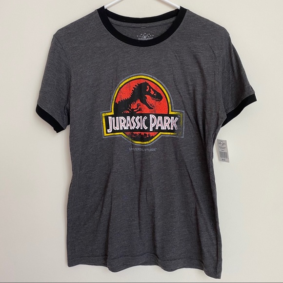 jurassic park baseball tee